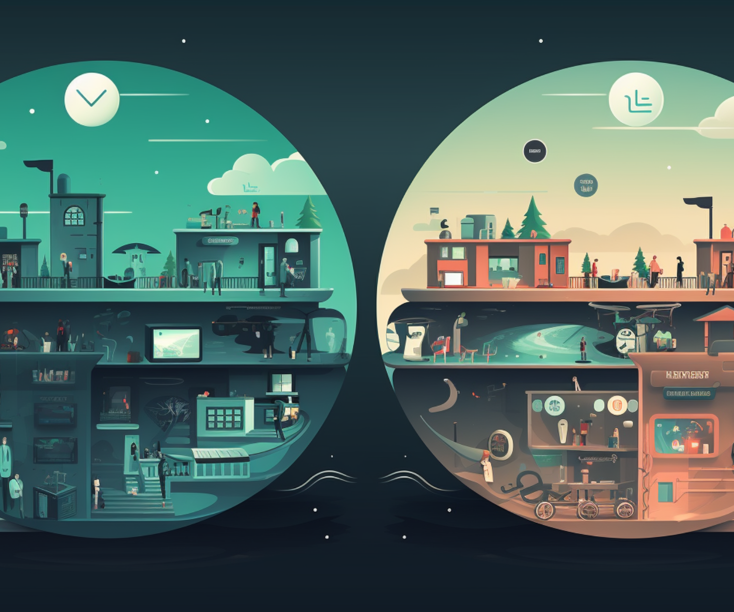 Skeuomorphic vs Flat design